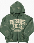 WORLDWIDE HOODIE, FOREST GREEN (PRE-ORDER)