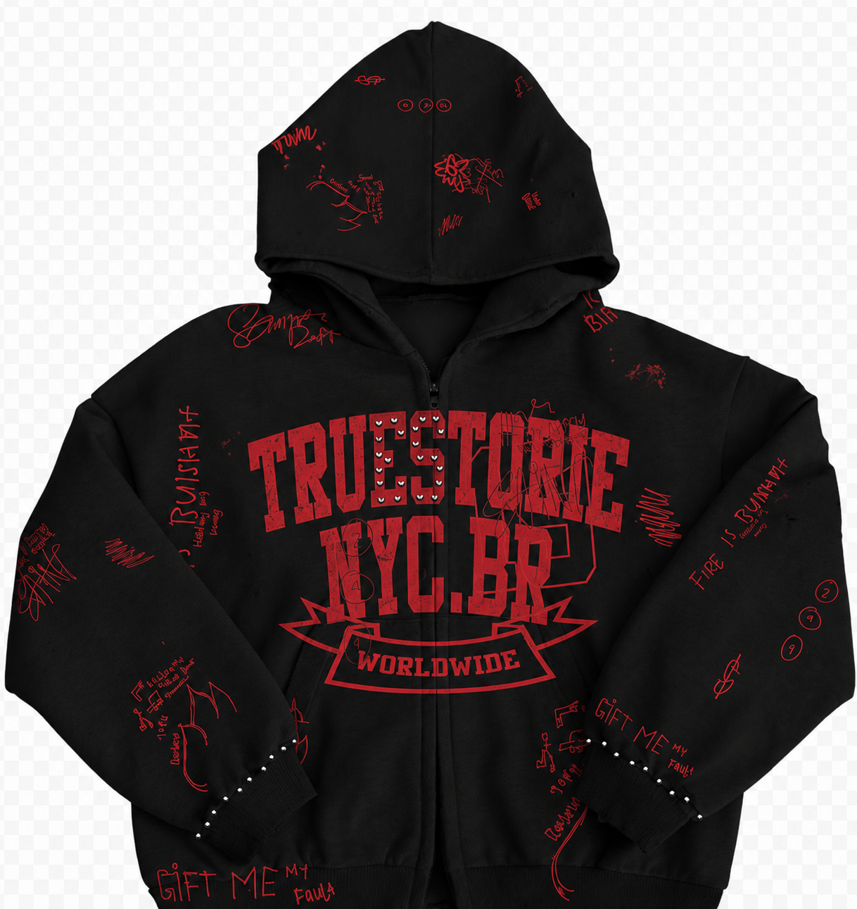 WORLDWIDE HOODIE, VARSITY RED(PRE-ORDER)