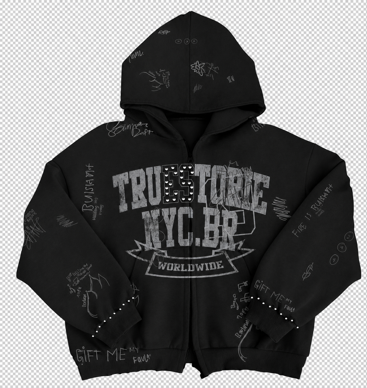 WORLDWIDE HOODIE, MIDNIGHT GRAY(PRE-ORDER )
