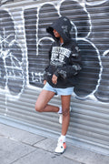 WORLDWIDE HOODIE, MIDNIGHT GRAY
