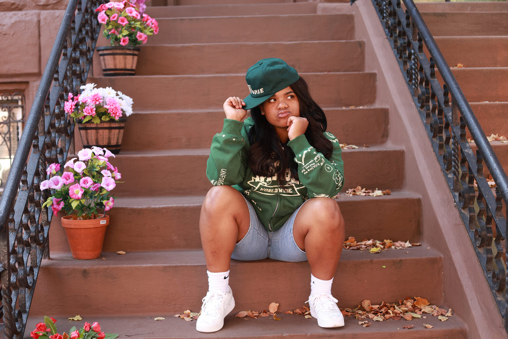 WORLDWIDE HOODIE, FOREST GREEN